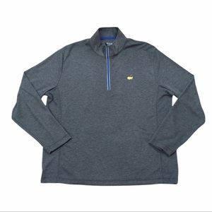 Masters Tech Sz M Augusta 1/4 Zip Pullover Gray